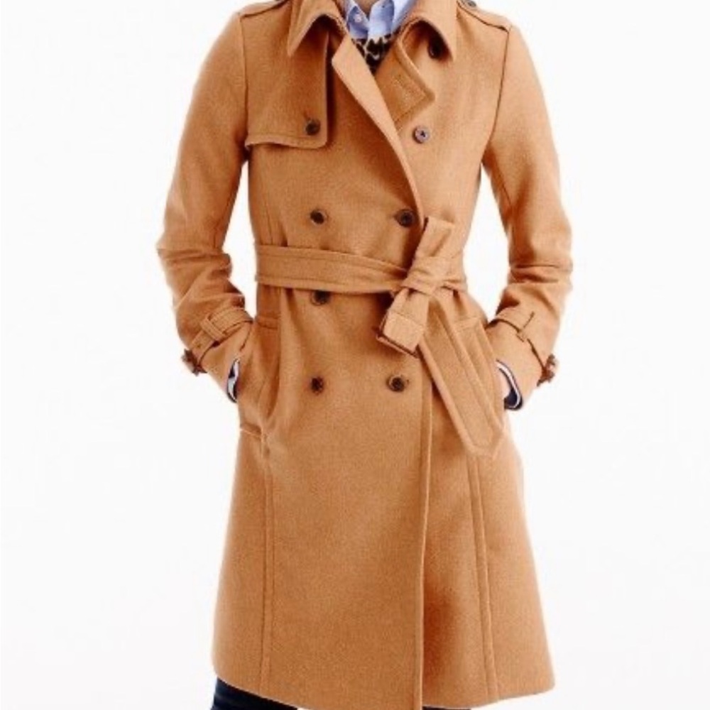 J.CREW | Icon Trench Coat in Italian Wool Cashmere